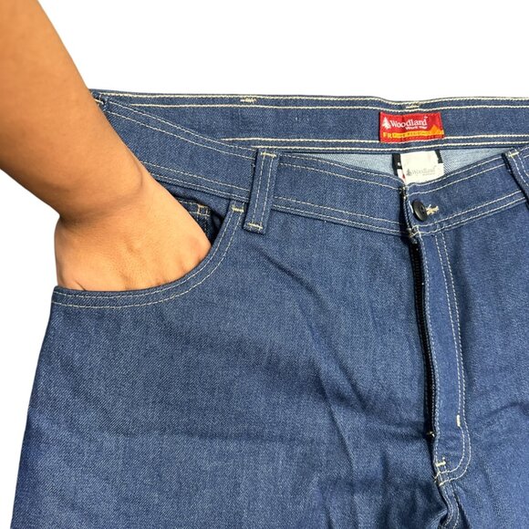 Woodland Westex Ultra Soft Jeans 40x30 Built-in Knee Pads Flame Resistant HRC2 - Picture 3 of 16
